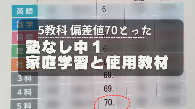 中学1～3年用家庭学習教材（5教科セット） - 参考書